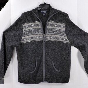 NWOT Venezia Lambs Wool Zip Cardigan Hoodie 18/20